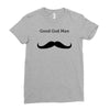 good god man Ladies Fitted T-Shirt