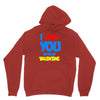 moustache you to be my valentine Hoodie