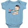 Cute Baby Painter's Dad Love Baby Bodysuit