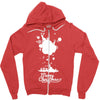 christmas icons with snow Zipper Hoodie