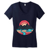 camp river Women's V-Neck T-Shirt