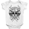 skull viking Baby Onesie