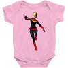 captain marvel Baby Bodysuit
