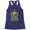 sparta gym  film funny Racerback Tank