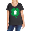 drink and irish Ladies Curvy T-Shirt