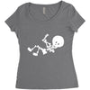 baby skeleton Women's Triblend Scoop T-shirt