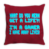 many lives Throw Pillow