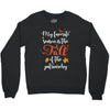 my favorite season is the fall of the patriarchy Crewneck Sweatshirt