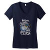 hard dalek, cold dalek Women's V-Neck T-Shirt