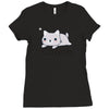 funny cat science t shirt Ladies Fitted T-Shirt