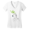 tribal parrot Women's V-Neck T-Shirt