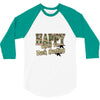 happy when duck hunting 3/4 Sleeve Shirt