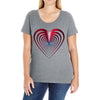 love red best Ladies Curvy T-Shirt