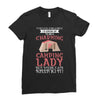 camping lady Ladies Fitted T-Shirt
