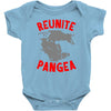 reunite pangea Baby Onesie