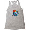 rainbow soccer Racerback Tank