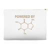 Powered By Caffeine Molecule Accessory Pouches