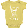 part time ninja Baby Onesie