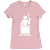 i just did my first desk pop Ladies Fitted T-Shirt
