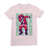 santa claus dabbing Ladies Fitted T-Shirt