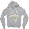 bunny rabbit in Zipper Hoodie