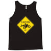 motorcycle caution sign Tank Top