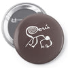 marca peru nazca lines monkey Pin-back button