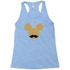 mickey mouse moustache Racerback Tank