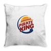 pirate king Throw Pillow