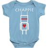 chappie robot movie logo Baby Onesie