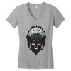 native american Women's V-Neck T-Shirt
