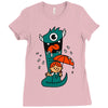 monster pet Ladies Fitted T-Shirt