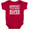 blues rules Baby Bodysuit