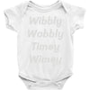 wibbly w0bbly Baby Onesie