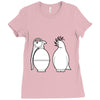 peace and hate can you tell the difference Ladies Fitted T-Shirt