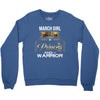 march  girl is a perfect combination of princess and warrior Crewneck Sweatshirt
