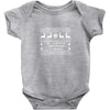 My Awesome Christmas T-Shirt Design Baby Onesie