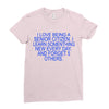 i love being a senior citizen Ladies Fitted T-Shirt