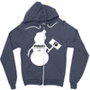 snowman   jake paul Zipper Hoodie