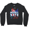 navy dad Crewneck Sweatshirt