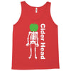 ciderhead cider drinking skeleton and apple Tank Top