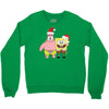 spongebob squarepants and patrick christmas Crewneck Sweatshirt