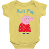peppa pig aunt pig Baby Bodysuit