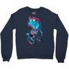 dog biker Crewneck Sweatshirt