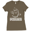 condoms are for pussies Ladies Fitted T-Shirt