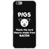 pigs thank the lord they're made from bacon iPhone 6/6s Case
