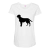 dog Maternity Scoop Neck T-shirt