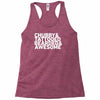 chubby tattooed bearded &amp; awesome Racerback Tank