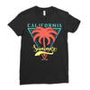 California Summer Ladies Fitted T-Shirt