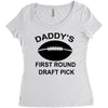 first round   draft pick Women's Triblend Scoop T-shirt